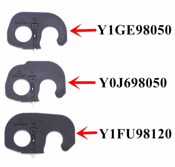 Shimano Låsplade med stift til Road/XTR kranksæt - Y1GE98050
