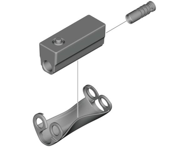 Shimano adapter til EW-EN100 E-Tube Port X2 - Y78T00050
