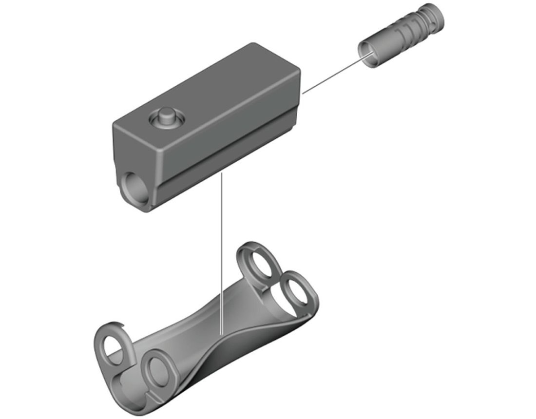 Shimano adapter til EW-EN100 E-Tube Port X2 - Y78T00050