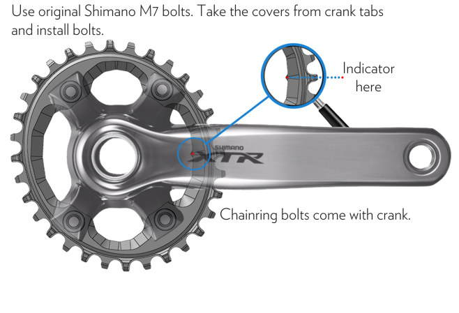 AbsoluteBlack Klinge Narrow/Wide Shimano XTR M9000 OVAL - Sort - OV96XTRxxBK
