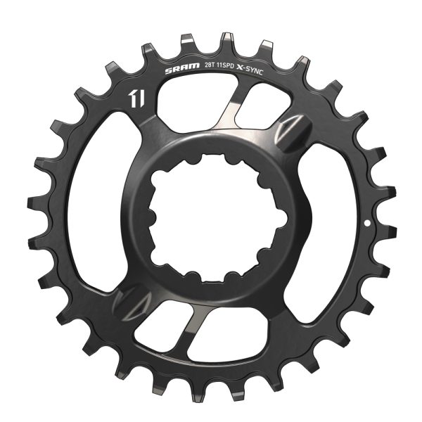 SRAM Klinge Spiderless X-Sync GXP sort - 6 mm off set - Stål