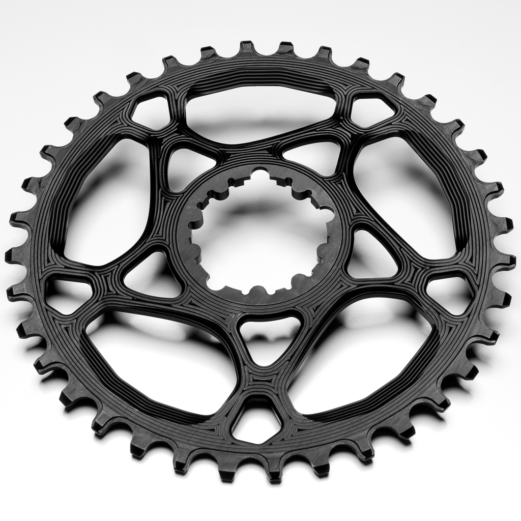 AbsoluteBlack Klinge Narrow/Wide Spiderless SRAM GXP/BOOST - SORT - SRxxBK