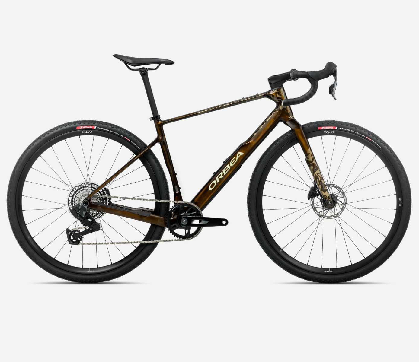 Orbea Terra M31eTEAM 1X - 1x13 AXS - 2026 - Caramel Carbon View - T141xxGT