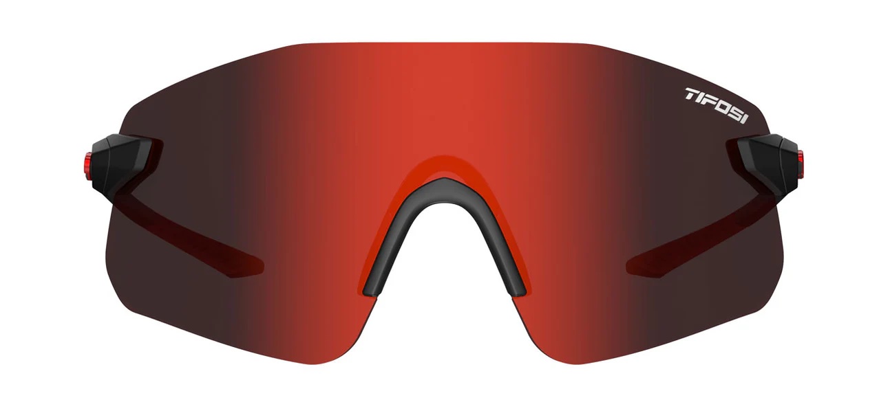 Tifosi Cykelbrille VOGEL SL - Sort/Red Mirror - 1800400178