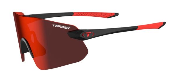 Tifosi Cykelbrille VOGEL SL - Sort/Red Mirror - 1800400178 - allbike.dk