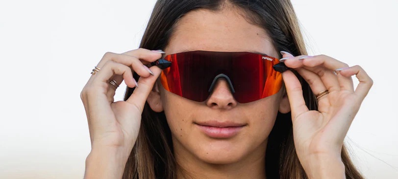 Tifosi Cykelbrille VOGEL SL - Sort/Red Mirror - 1800400178