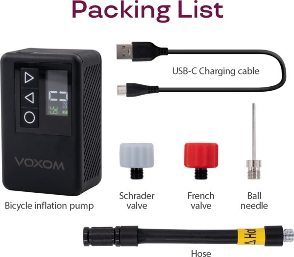 VOXOM Mini Air batteripumpe EPU2 - 4026465157147