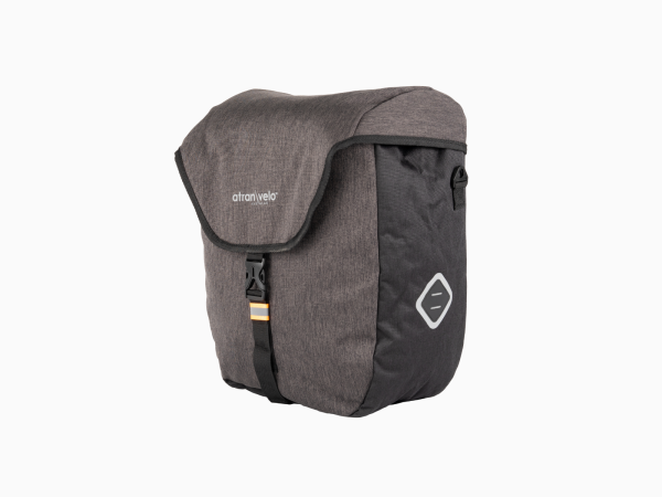 Atran Velo AVS Sidetaske ZAP Single 25L - grå - 1805-20-50 - allbike.dk