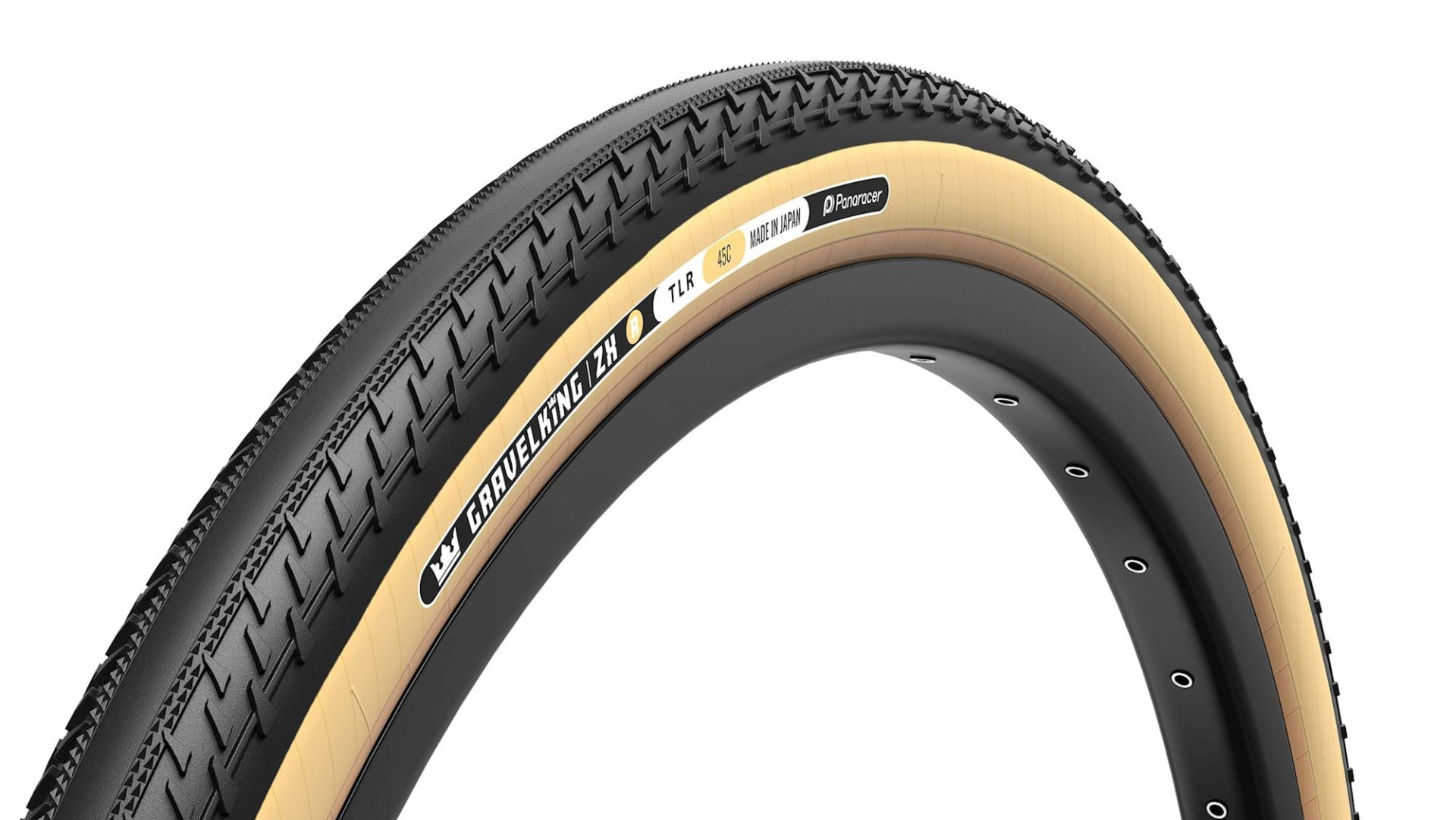 Panaracer GravelKing ZX R TLR 700Cx50 sort/amber - 3413323